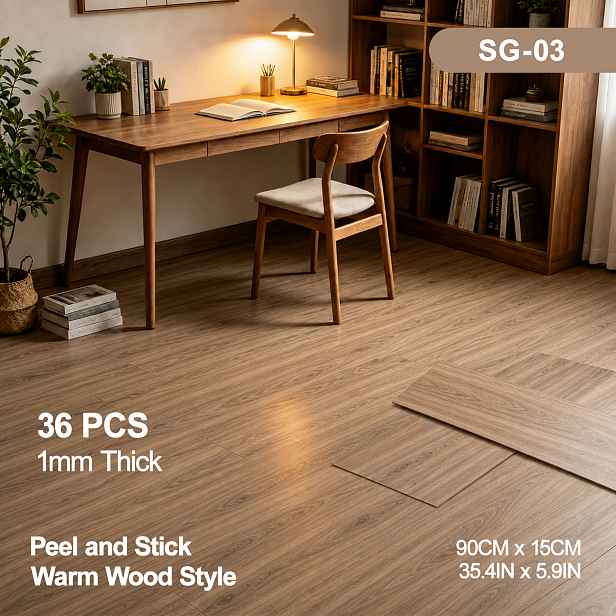 TEMU Podlahová úprava 4,86 m², ochrana pravé dřevěné kresby! Podlahová úprava 90x15 cm (36 ks) se zesílenou úpravou pro zvýšenou odolnost.
