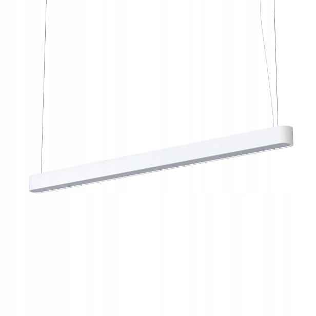 Závěsná lampa lustr bílá nad ostrov bar podlouhlá 125 cm Nowodvorski