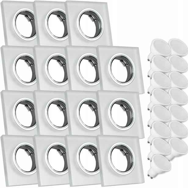 15X Skleněná Lampička Moderní Kulaté Stropní Svítidlo Kolo Silné Sklo Námraza Led Žárovka 7W