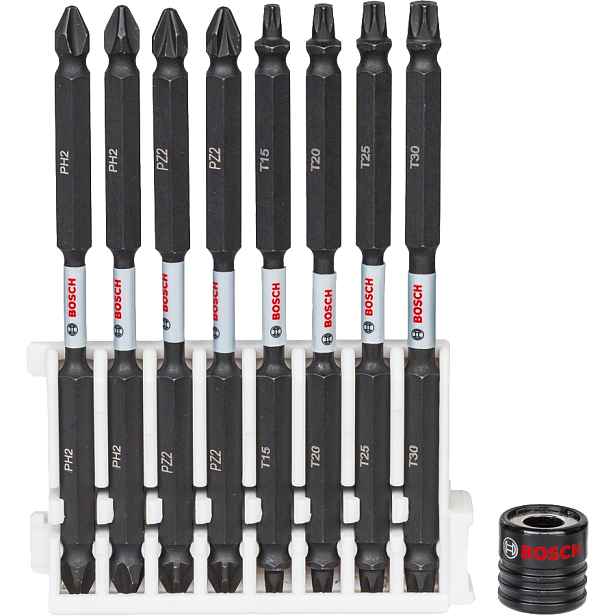 Sada oboustranných bitů Bosch Impact Control 9 ks