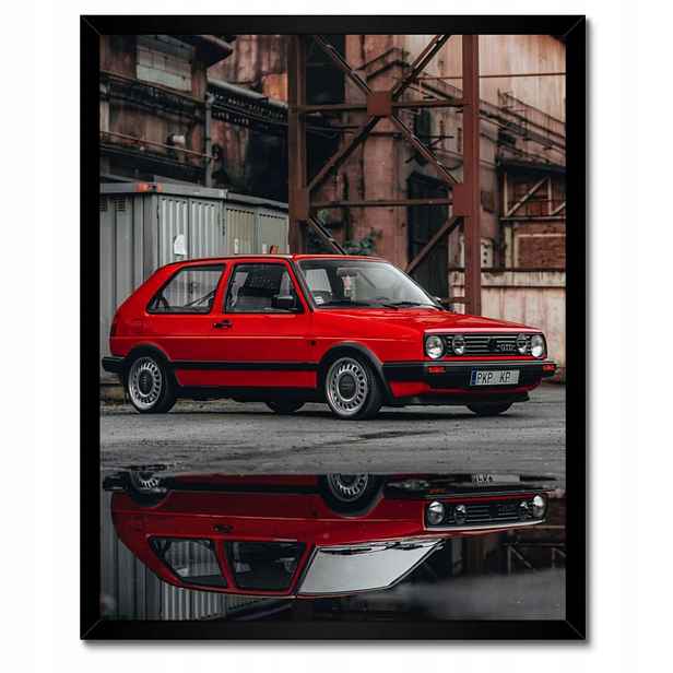 Plakáty v rámu 40x50 Vw Golf Dvojka 2 II Gtd