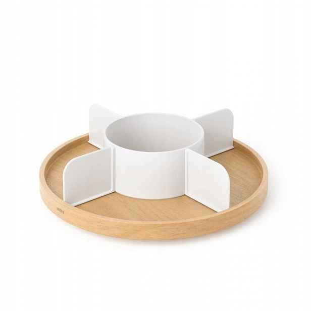 Bílý/přírodní otočný organizér, Bellwood Umbra
