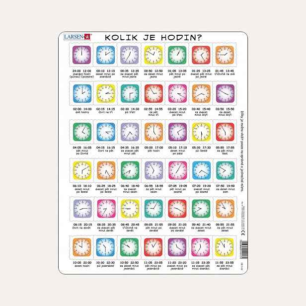 Dino HODINY 42 d. EDU Puzzle