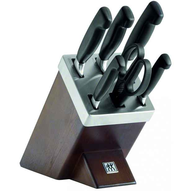 Sada 5 nožů Zwilling Four Star samoostřící blok Solingen 35145