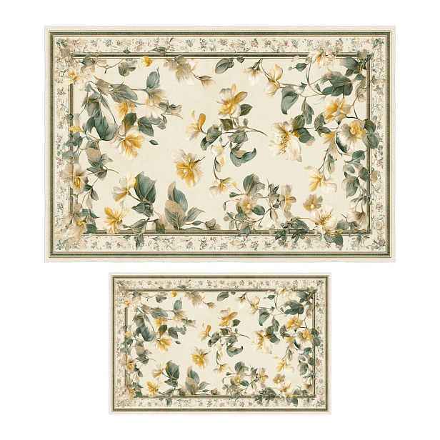 Béžové koupelnové předložky v sadě 2 ks 60x100 cm – Foutastic