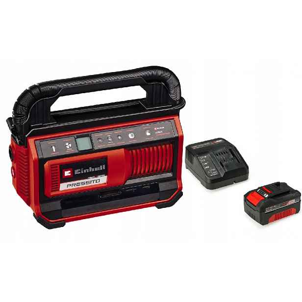Einhell Hybridní Kompresor Pressito 18/25 4020430 Sada Akumulátor 4,0AH