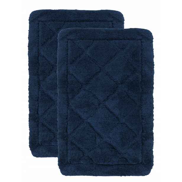 Koupelnové koberce Komplet 2ks 40x60cm Protiskluzové Měkké Absorpční