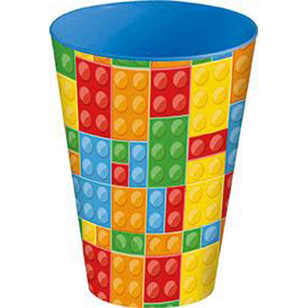 STOR Plastový kelímek 430ml kostky