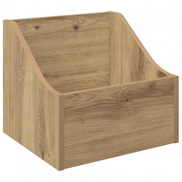 vidaXL Krabice na LP desky Dub artisan 37 x 33 x 32 cm