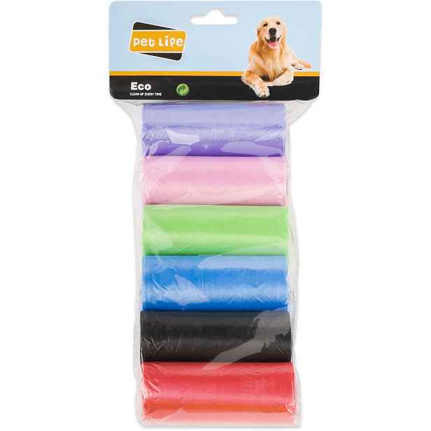 Pet Life Sáčky na psí exkrementy Pet Life, různé barvy, 90 ks 2120