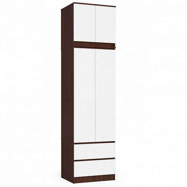 RAUMHIRSCH FURNITURE SKŘÍŇ Tmavě hnědá, bílá 234/60/51