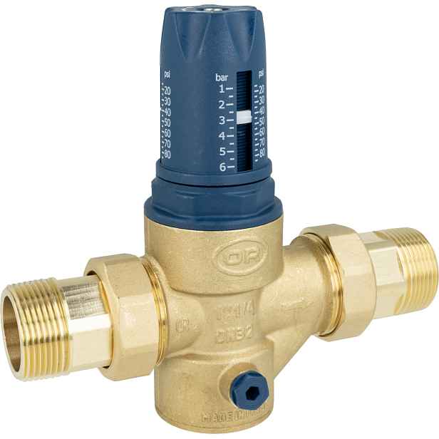 Reduktor tlaku vody Bpr 424 s filtrační síťkou, pološrouby R1 1/4"