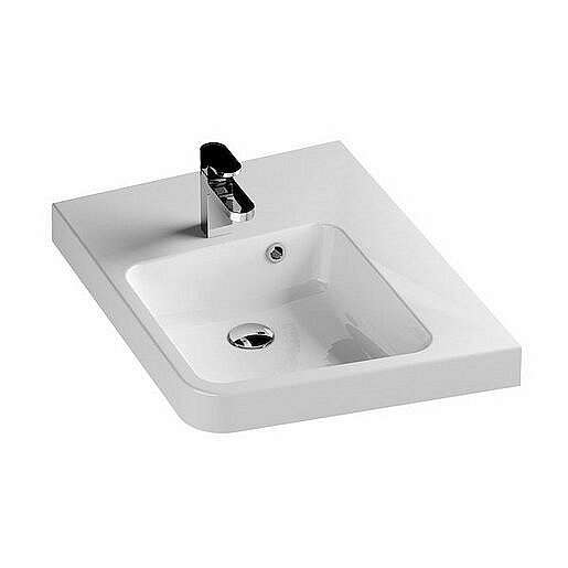 Umyvadlo Ravak BeHappy II 50x66,5 cm otvor pro baterii vpravo XJAP1100001