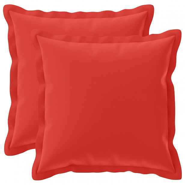 vidaXL Povlak na polštář 2 ks HOUTEN Červená 30 x 30 cm Polyester