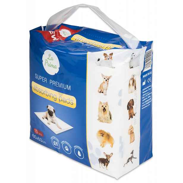 Absorpční podložky pro psy a domácí zvířata La Prima 60 x 60cm - 10ks 2125