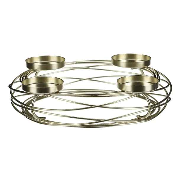 Autronic Adventní svícen JS454 GOLD - zlatá