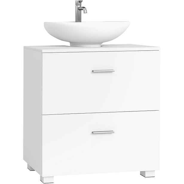 SONGMICS Skříňka pod umyvadlo Vasagle Plony 60 cm bílá