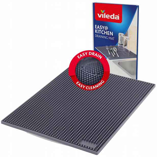 Vileda Odkapávač Odkapávací podložka na sušení nádobí 40x30 Protiskluzová