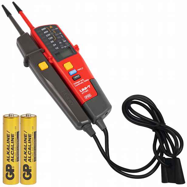Multimetr Digitální Vzorkovač Tester Fázového Napětí Rcd IP65 Sada UT18C