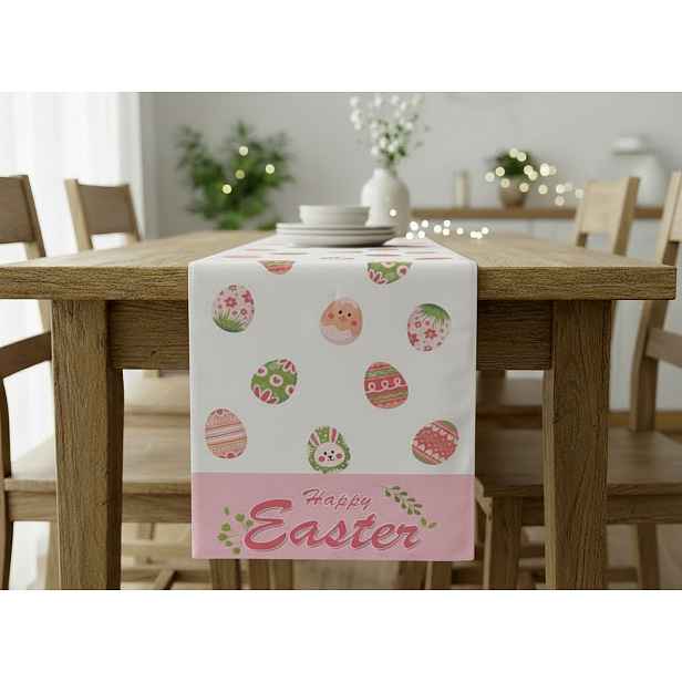 Velikonoční ubrus - běhoun na stůl HAPPY EASTER 40x140 cm Mybesthome