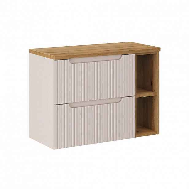 Petits-meubles SKŘÍŇKA POD UMYVADLO 80.4cm Riva Kašmír a dřevo