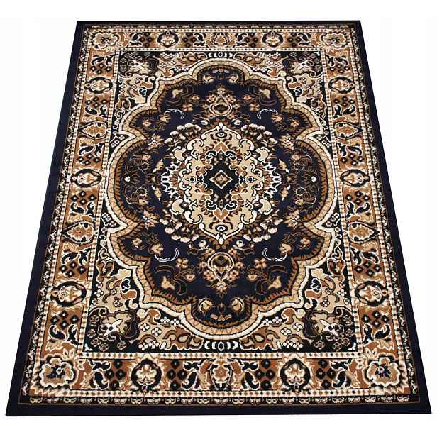 Koberec Turecký Klasický Tmavě Modrý Turecké Koberce Do Obývacího Pokoje Bcf 120X170