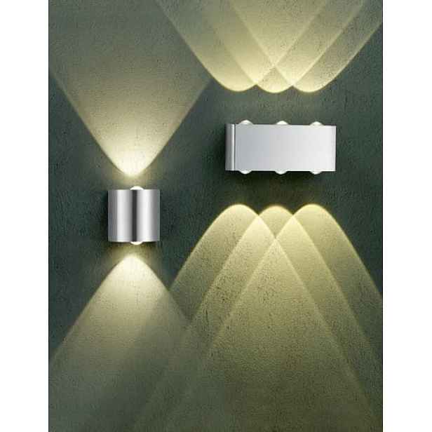 LED Nástěnná lampa Trio Wales nikl 225510207