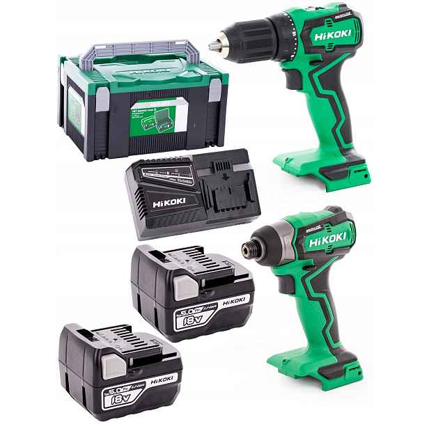 Šroubovák DV18DD Šroubovák WH18DD 2x5Ah HiKOKI