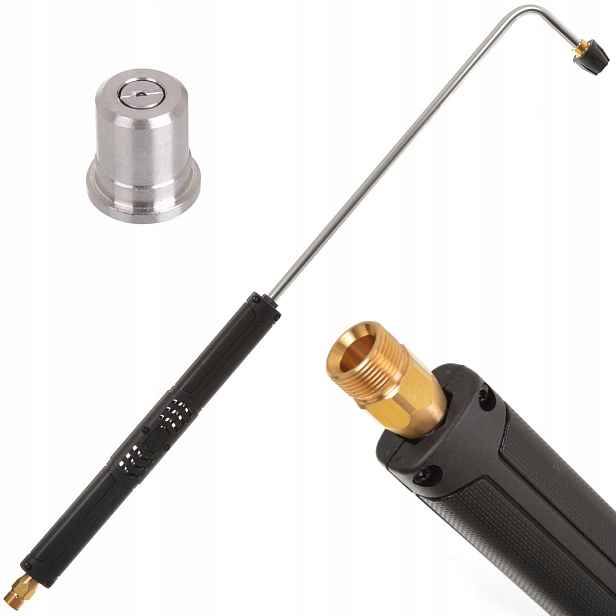 Úhlová lanka 90° tryska na mytí podvozků pro myčky Kranzle Tryska 800 mm M22