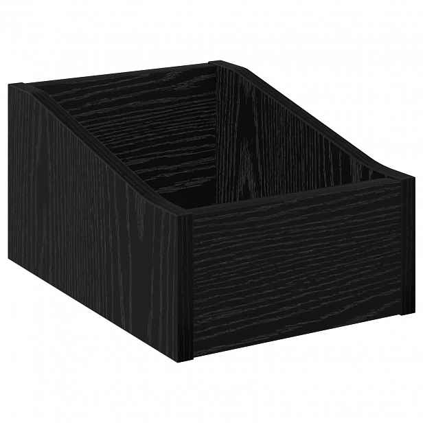 vidaXL Krabice na LP desky Černý dub 23 x 33 x 16 cm Kompozitní dřevo
