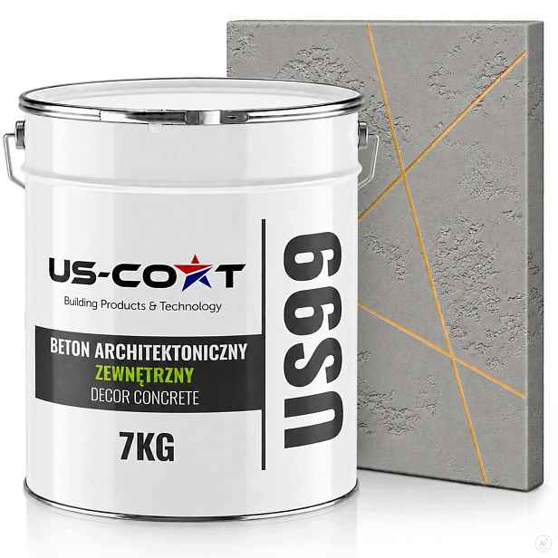 Vnější Architektonický Beton Šedý Přírodní F275 5m2 7kg Omítka Stěna