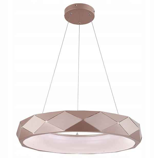 Závěsná lampa Reus 1xLED zlatá LP-8069/1P Led Gd