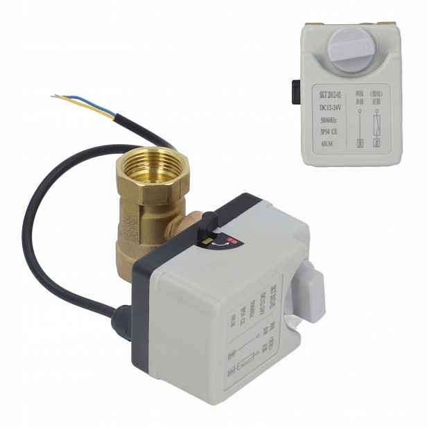 Elektroventil Kulový 1 palec s pohonem DN25 DC12V-24V pohon vody voda