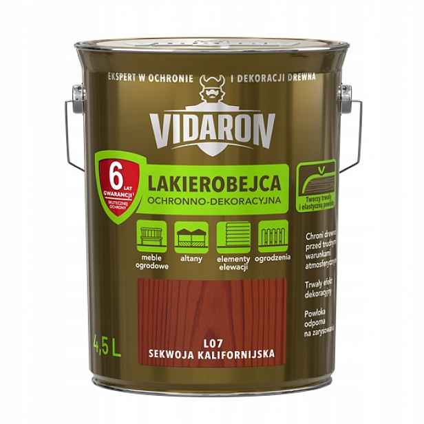 Vidaron Ochranný Lak 4,5 L Kalifornská Sekvoje