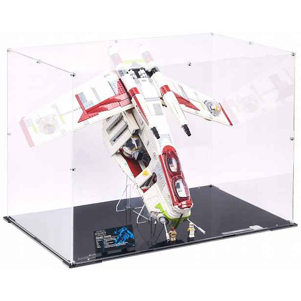 Vitrína Blacked Brick pro Lego 75309 Star Wars Kanonýr republiky