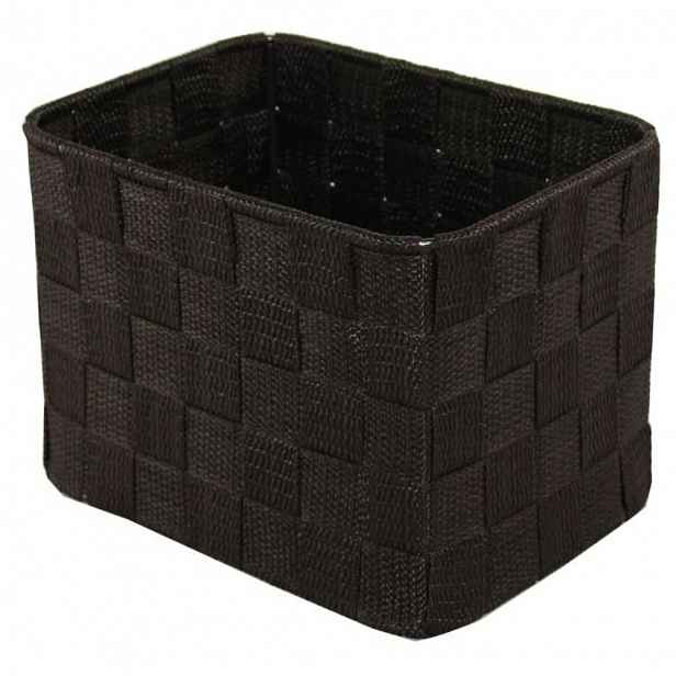 Úložný organizér do zásuvky Compactor TEX vysoký - 19 x 14 x 13 cm, čokoládový