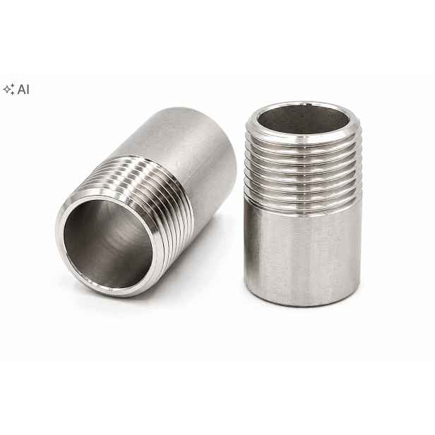 2" závitová trubka nerezová 316 vsuvka hrdlo 50 mm--10Kusů