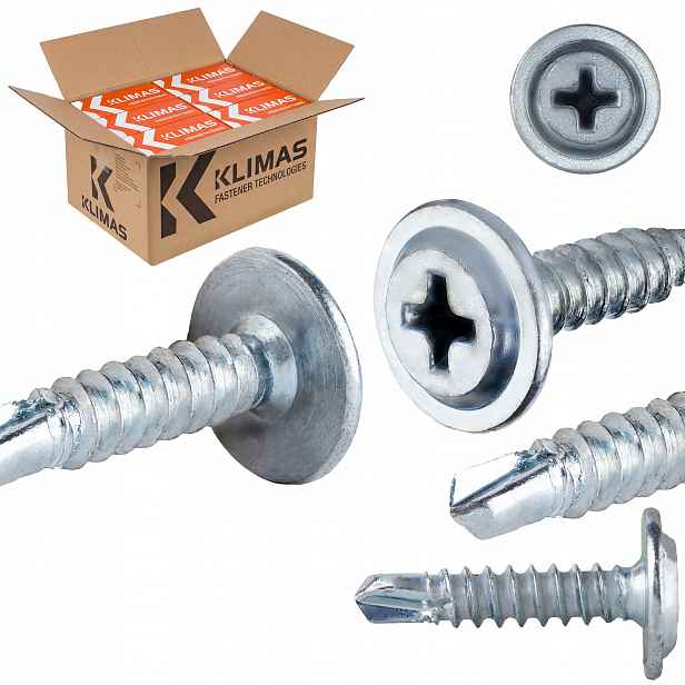Samovrtné podložky 4,2 x 19 mm 12000 ks Klimas Wspc