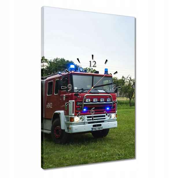 Hodiny 40x60 Hasičský vůz