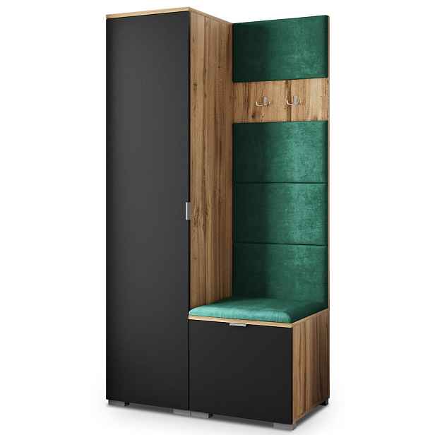 MASSENO MODERNÍ PŘEDSÍŇOVÁ SESTAVA LORI, 95/181/51 cm, dub Wotan