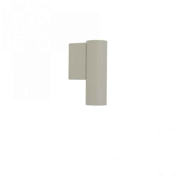 Nástěnné svítidlo, šedá nástěnná lampa do předsíně kuchyně Fourty Silk S