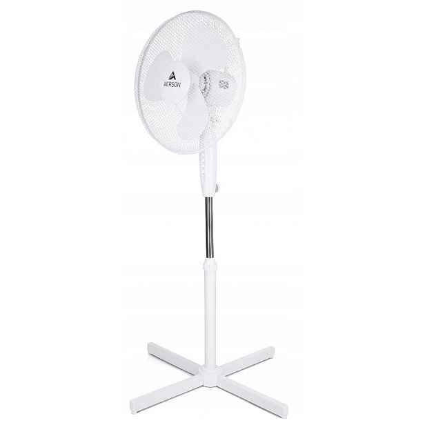 Podlahový ventilátor Aerson 40 cm Nastavitelná výška stojanu až do 120 cm