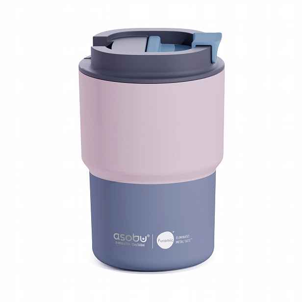 Asobu Coffee Express Termohrnek 360 Ml Pastel Pink Keramika