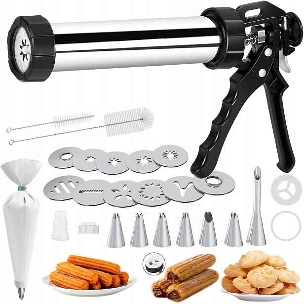Dekorátor Stříkačka Lis Na Dortové Dorty Plnicí Krémy Diy