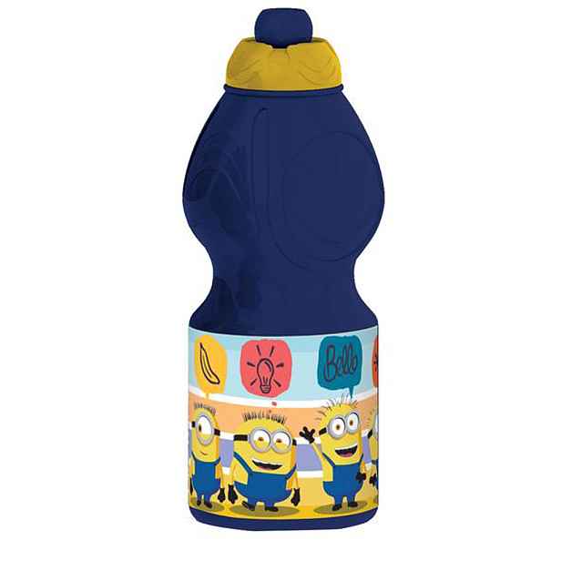 STOR Plastová láhev Mimoni 400ml modrá