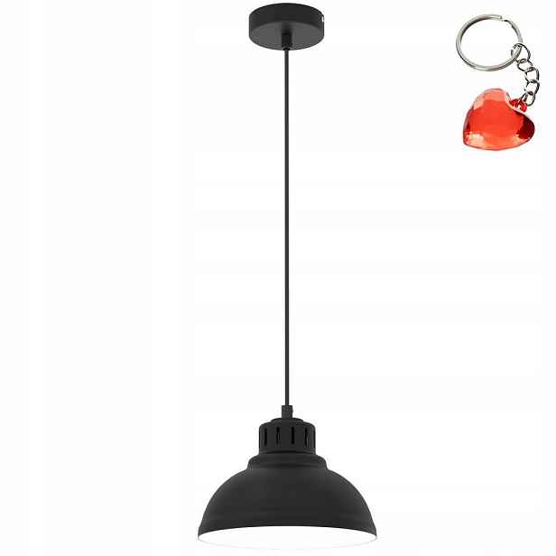 Černá závěsná lampa Sven 9081 Luminex