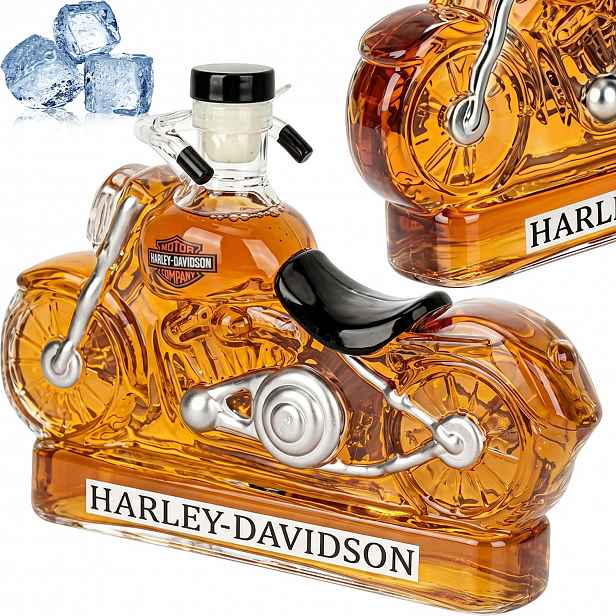 Karafa na whisky a likérovou vodu Motocykl 350 ml Skleněná láhev jako Dárek