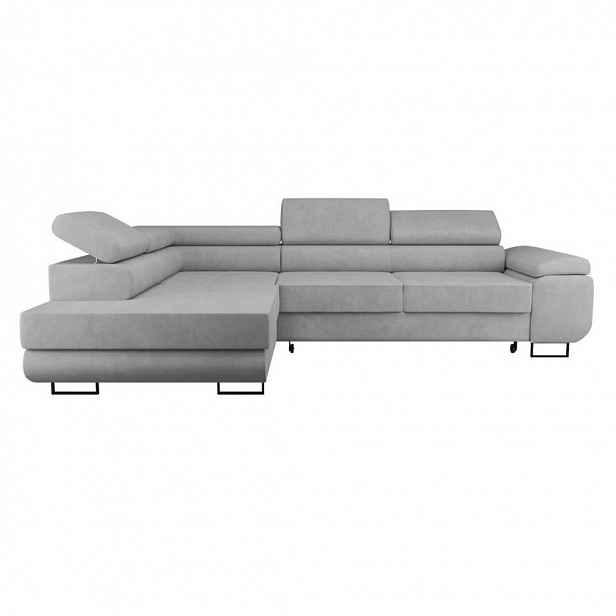 Designová sedací souprava WILFRED - šedá 1, levý roh