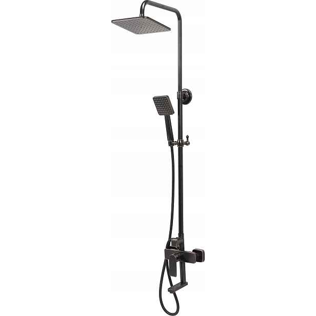Retro Sprchový Sloup Černý 3 75818 Fala