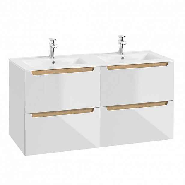 Petits-meubles DVOJUMYVADLO 120cm Livia Bílá